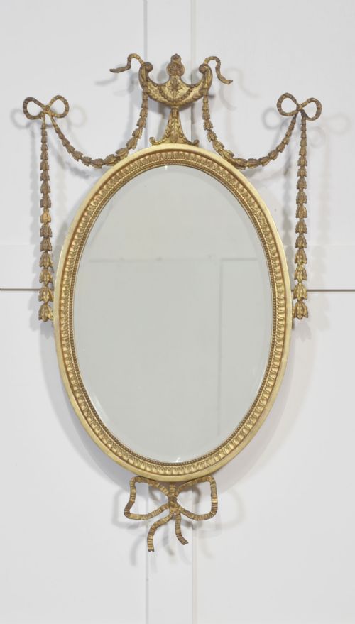PAIR OF LATE REGENCY GILTWOOD WALL MIRRORS - ADDITIONAL PHOTO 6