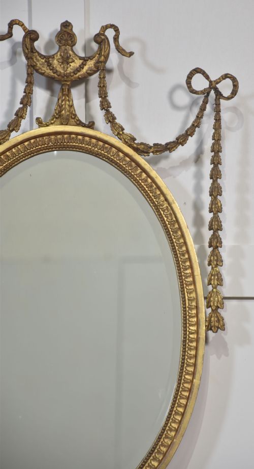 PAIR OF LATE REGENCY GILTWOOD WALL MIRRORS - ADDITIONAL PHOTO 7