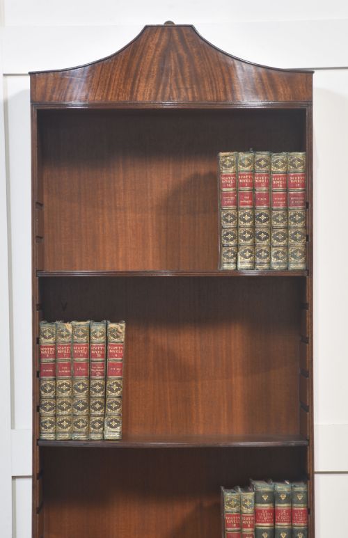 MAHOGANY OPEN BOOKCASE - ADDITIONAL PHOTO 1