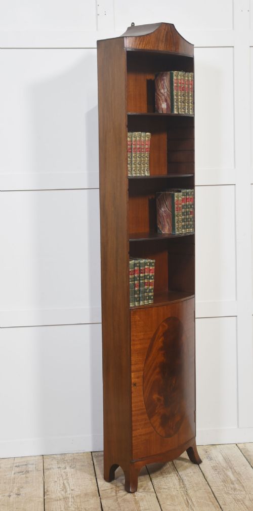 MAHOGANY OPEN BOOKCASE - ADDITIONAL PHOTO 5
