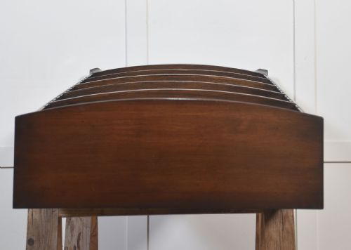 MAHOGANY INLAID OPEN BOOKCASE - ADDITIONAL PHOTO 11