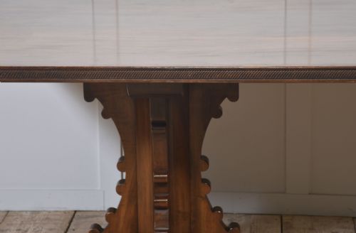 GOTHIC REVIVAL REFECTORY DINING TABLE - ADDITIONAL PHOTO 3