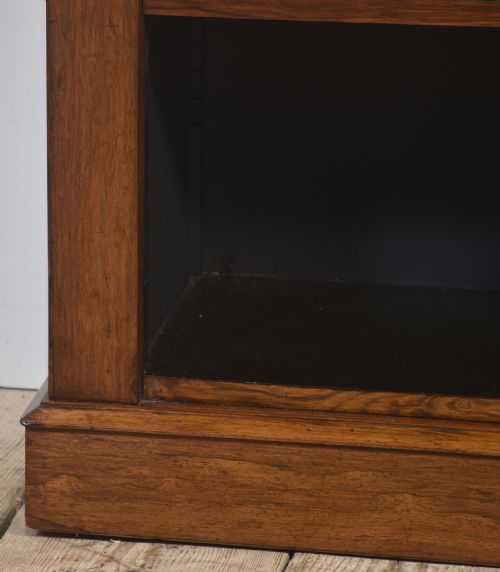 19TH CENTURY ROSEWOOD OPEN BOOKCASE - ADDITIONAL PHOTO 1