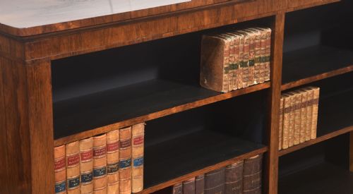 19TH CENTURY ROSEWOOD OPEN BOOKCASE - ADDITIONAL PHOTO 5