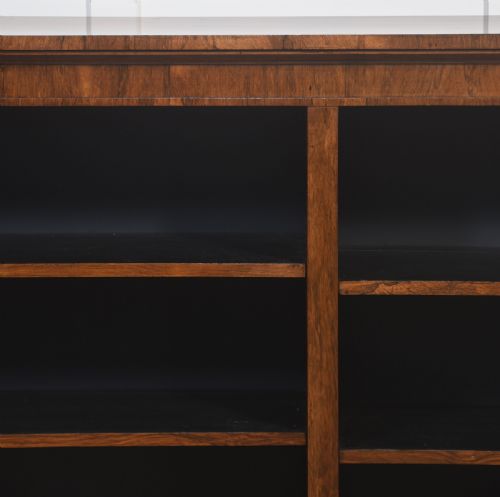 19TH CENTURY ROSEWOOD OPEN BOOKCASE - ADDITIONAL PHOTO 7