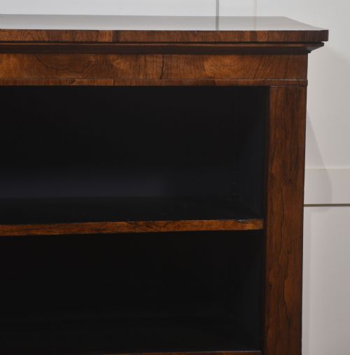 19TH CENTURY ROSEWOOD OPEN BOOKCASE - ADDITIONAL PHOTO 8