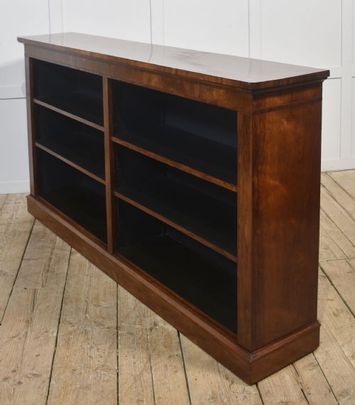 19TH CENTURY ROSEWOOD OPEN BOOKCASE - ADDITIONAL PHOTO 9