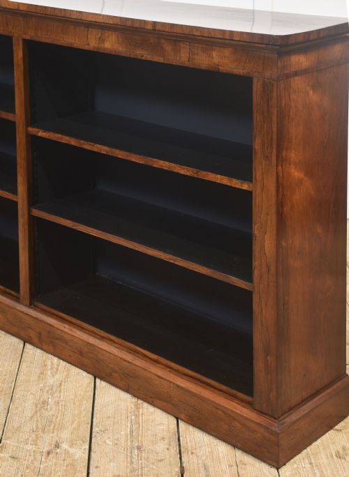 19TH CENTURY ROSEWOOD OPEN BOOKCASE - ADDITIONAL PHOTO 10