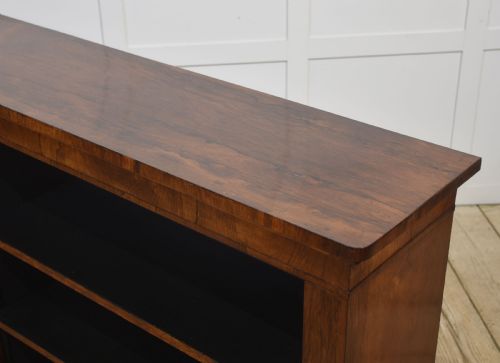 19TH CENTURY ROSEWOOD OPEN BOOKCASE - ADDITIONAL PHOTO 11