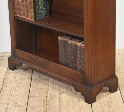 SOLID OAK OPEN BOOKCASE - ADDITIONAL PHOTO 6