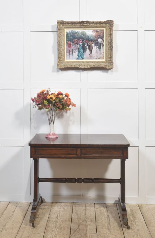 REGENCY ROSEWOOD SIDE TABLE - ADDITIONAL PHOTO 3