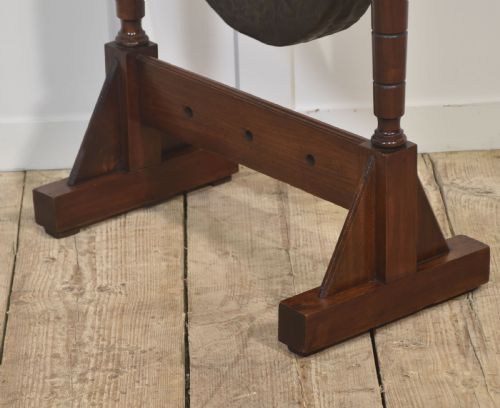 MAHOGANY FRAMED DINNER GONG - ADDITIONAL PHOTO 7