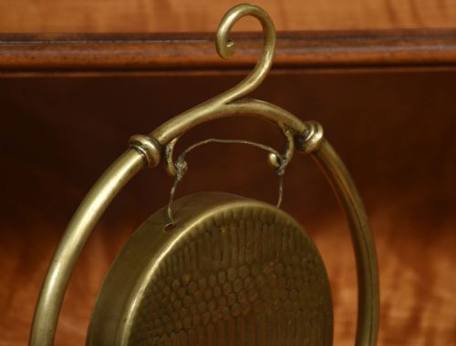 BRASS TABLETOP GONG - ADDITIONAL PHOTO 1