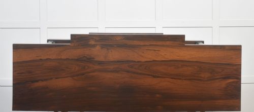 FINE 19TH CENTURY ROSEWOOD BREAKFRONT OPEN BOOKCASE - ADDITIONAL PHOTO 14