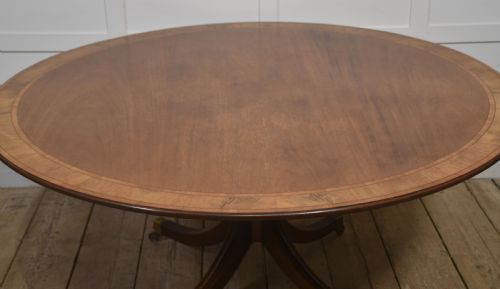 ELEGANT GEORGIANSTYLE MAHOGANY PEDESTAL DINING TABLE - ADDITIONAL PHOTO 7