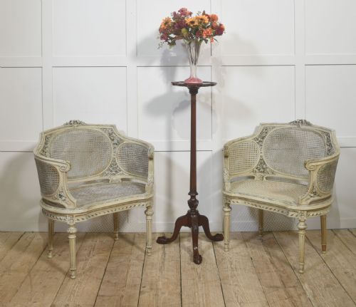 TALL MAHOGANY TRIPOD WINE TABLE - ADDITIONAL PHOTO 2