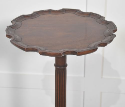 TALL MAHOGANY TRIPOD WINE TABLE - ADDITIONAL PHOTO 6