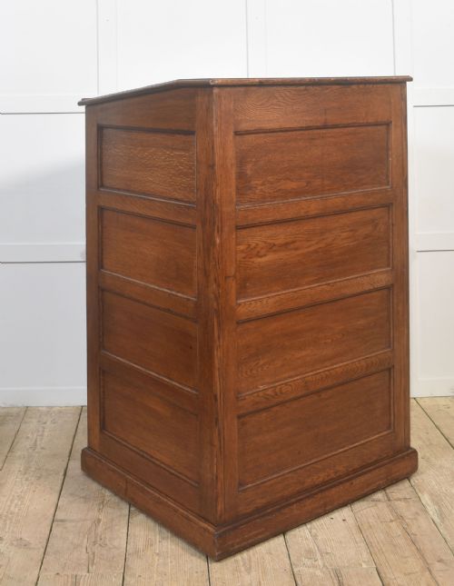 EARLY 20TH CENTURY OAK DOUBLE FILING CABINET - ADDITIONAL PHOTO 12