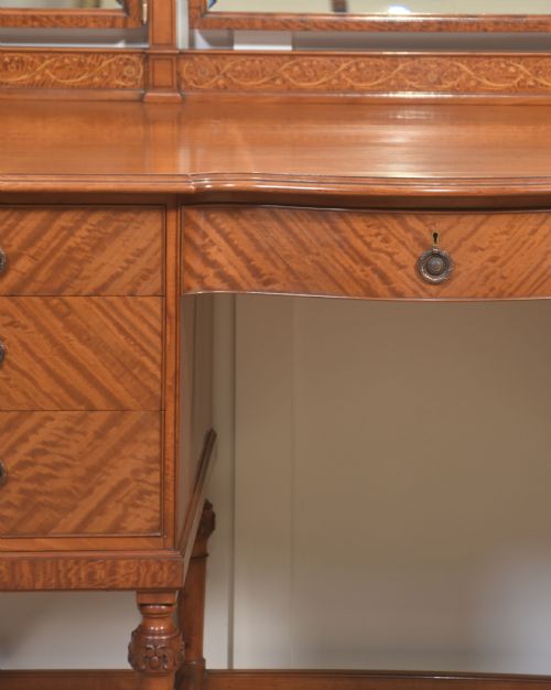SATINWOOD INLAID DRESSING TABLE - ADDITIONAL PHOTO 8