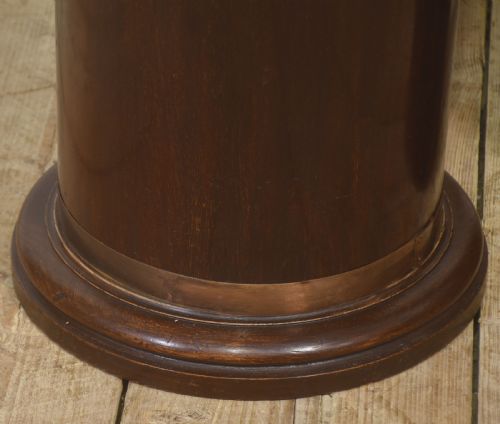 PAIR OF 19TH CENTURY MAHOGANY UMBRELLA STANDS WITH BRASS MOUNTS - ADDITIONAL PHOTO 5