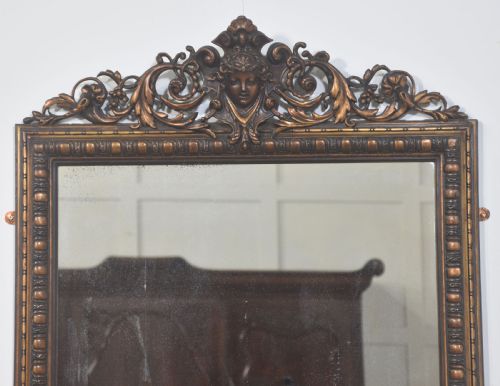 NEOCLASSICAL CARVED GILTWOOD WALL MIRROR - ADDITIONAL PHOTO 3