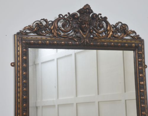 NEOCLASSICAL CARVED GILTWOOD WALL MIRROR - ADDITIONAL PHOTO 5