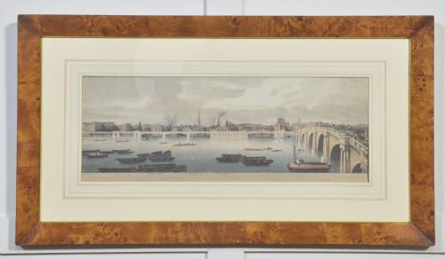 SET OF SIX FRAMED COLOURED PRINTS OF VIEWS OF THE RIVER THAMES - ADDITIONAL PHOTO 2