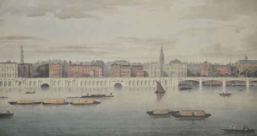 SET OF SIX FRAMED COLOURED PRINTS OF VIEWS OF THE RIVER THAMES - ADDITIONAL PHOTO 14