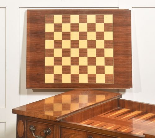 REGENCYSTYLE ROSEWOOD INLAID GAMES TABLE - ADDITIONAL PHOTO 12