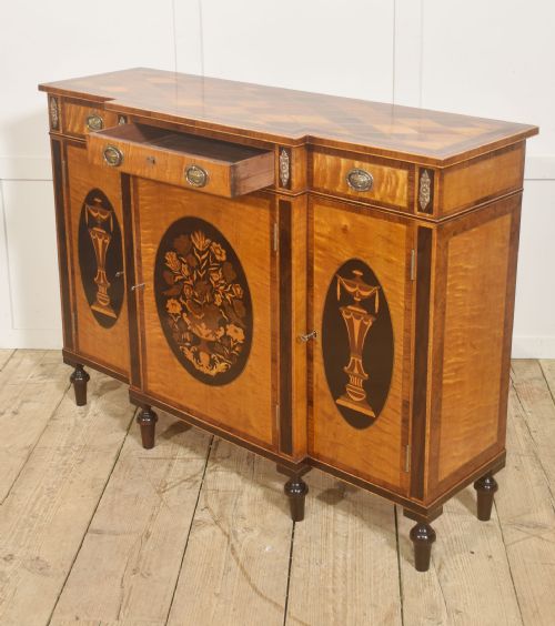 SHERATON REVIVAL INLAID SATINWOOD SIDEBOARD - ADDITIONAL PHOTO 6