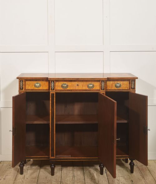 SHERATON REVIVAL INLAID SATINWOOD SIDEBOARD - ADDITIONAL PHOTO 7