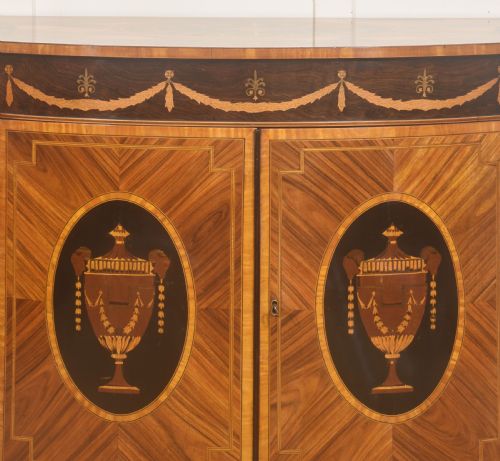 FINE GEORGE III STYLE SATINWOOD ROSEWOOD MARQUETRY SIDEBOARD - ADDITIONAL PHOTO 11