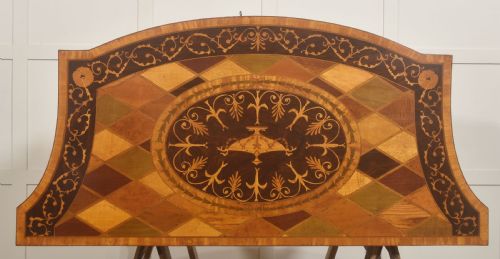 FINE GEORGE III STYLE SATINWOOD ROSEWOOD MARQUETRY SIDEBOARD - ADDITIONAL PHOTO 12