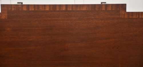 MAHOGANY BREAKFRONT THREEDRAWER SIDE TABLE - ADDITIONAL PHOTO 2