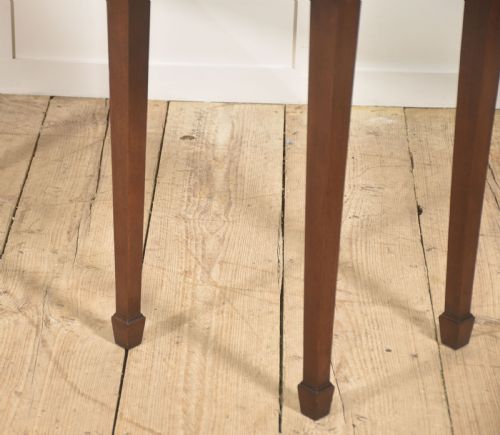 MAHOGANY BREAKFRONT THREEDRAWER SIDE TABLE - ADDITIONAL PHOTO 9