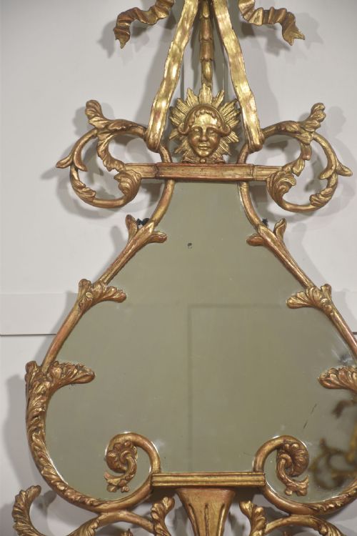 PAIR OF 19TH CENTURY GILTWOOD ROCOCO REVIVAL WALL MIRRORS - ADDITIONAL PHOTO 3
