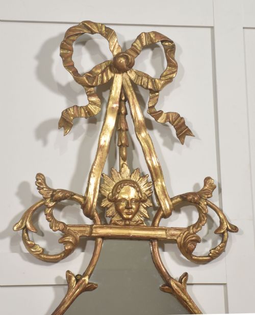 PAIR OF 19TH CENTURY GILTWOOD ROCOCO REVIVAL WALL MIRRORS - ADDITIONAL PHOTO 7