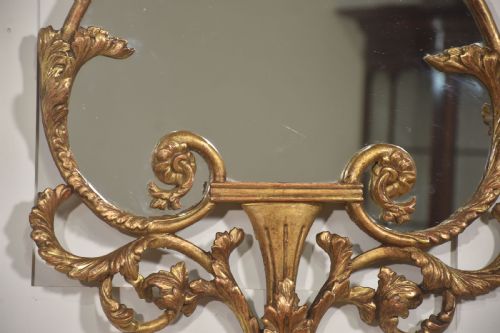PAIR OF 19TH CENTURY GILTWOOD ROCOCO REVIVAL WALL MIRRORS - ADDITIONAL PHOTO 8