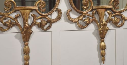 PAIR OF 19TH CENTURY GILTWOOD ROCOCO REVIVAL WALL MIRRORS - ADDITIONAL PHOTO 10