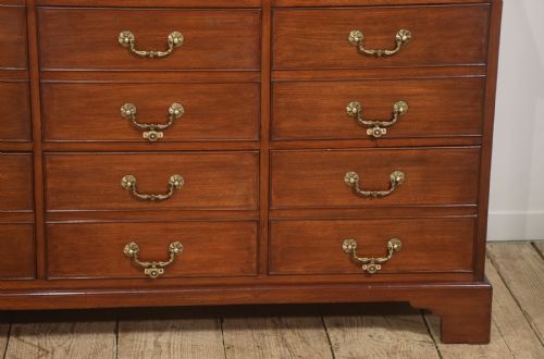 GEORGIAN STYLE MAHOGANY NINEDRAWER FILING CABINET - ADDITIONAL PHOTO 1