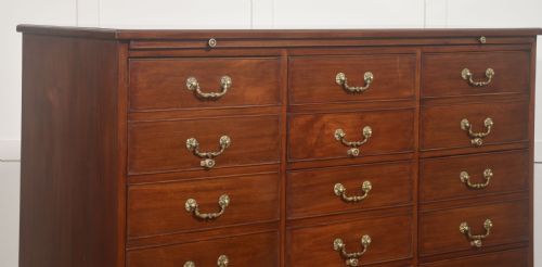 GEORGIAN STYLE MAHOGANY NINEDRAWER FILING CABINET - ADDITIONAL PHOTO 5