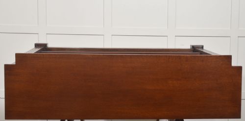 PAIR OF LOW MAHOGANY OPEN BOOKCASES - ADDITIONAL PHOTO 14