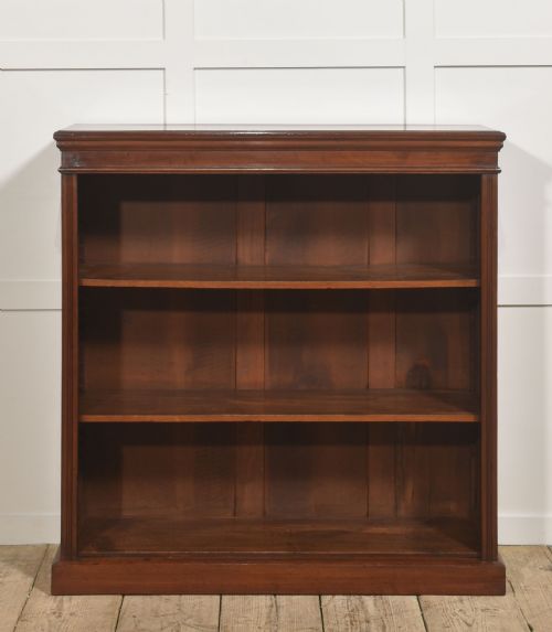 WALNUT OPEN BOOKCASE - ADDITIONAL PHOTO 1