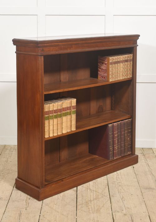 WALNUT OPEN BOOKCASE - ADDITIONAL PHOTO 6