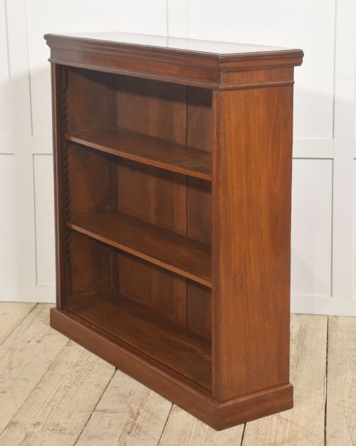 WALNUT OPEN BOOKCASE - ADDITIONAL PHOTO 7
