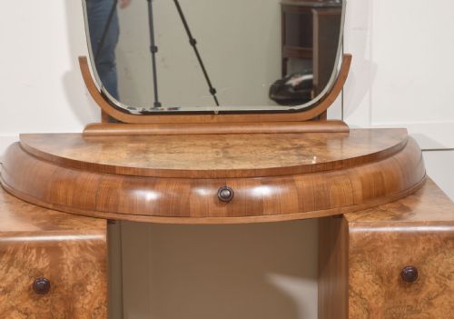 ART DECO BURR WALNUT DRESSING TABLE - ADDITIONAL PHOTO 1