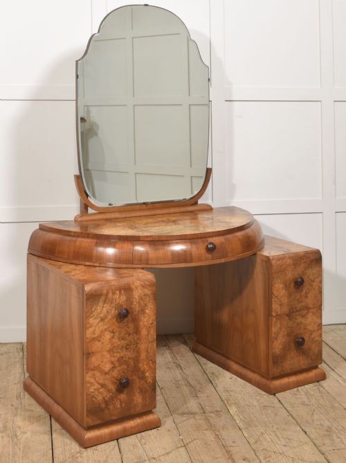 ART DECO BURR WALNUT DRESSING TABLE - ADDITIONAL PHOTO 3