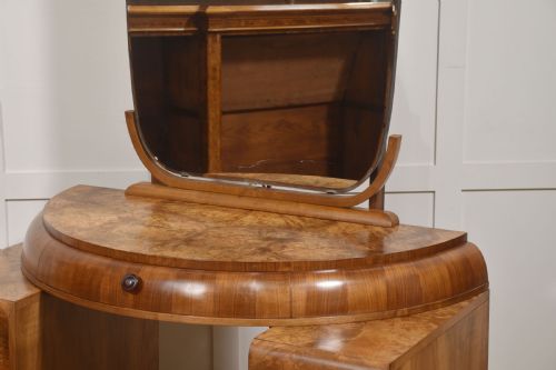 ART DECO BURR WALNUT DRESSING TABLE - ADDITIONAL PHOTO 8