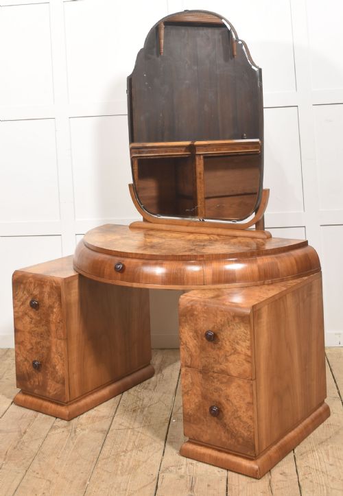 ART DECO BURR WALNUT DRESSING TABLE - ADDITIONAL PHOTO 9