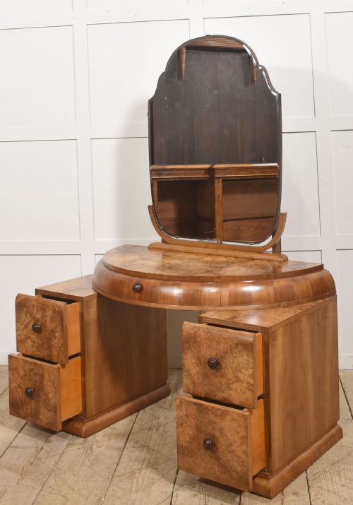 ART DECO BURR WALNUT DRESSING TABLE - ADDITIONAL PHOTO 10